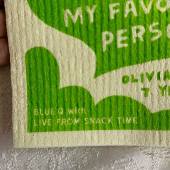 Blue Q Swedish Dish Cloth Quirky Fun Practical Child Inspired - Picture 4 of 4